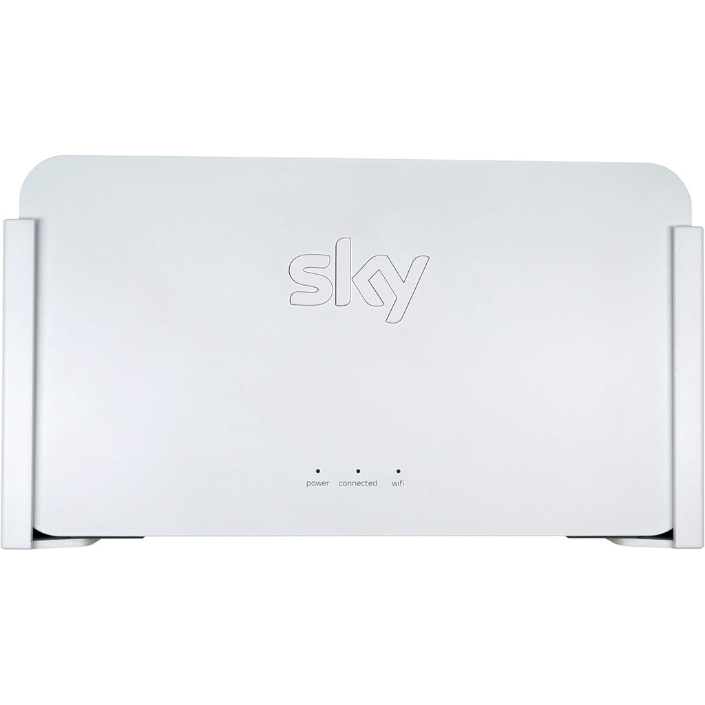 Q-View Latest Sky Q Booster Wall Mount Bracket (White) - Made in the UK - by Q-View (SE210UK, Plastic)