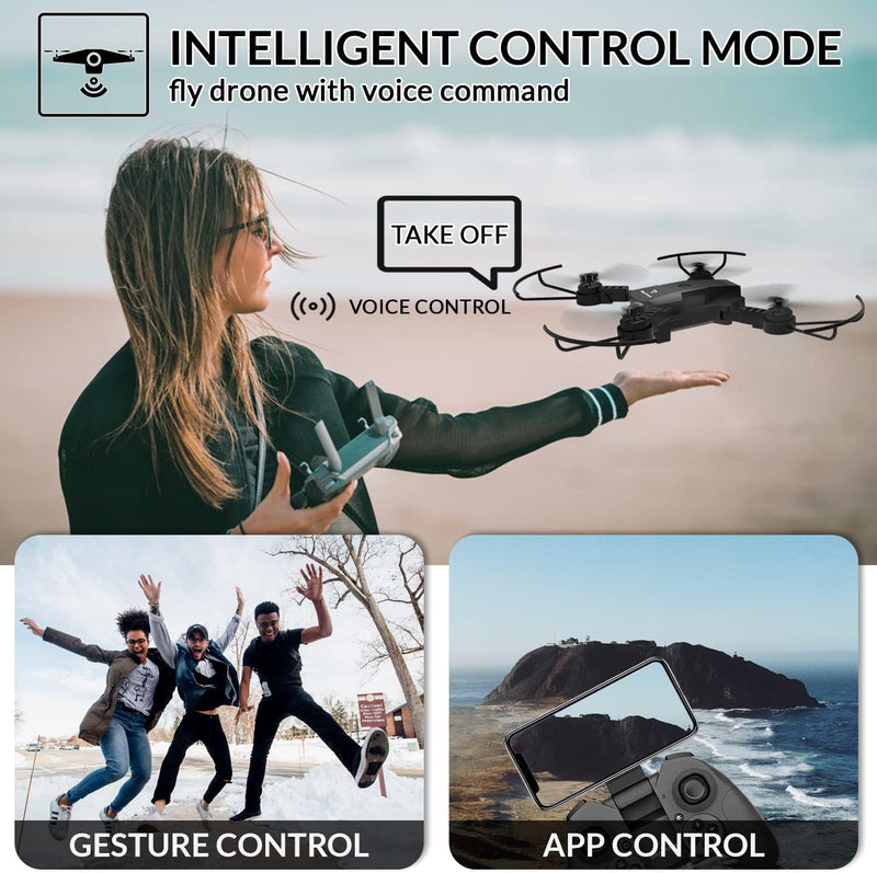 SnaptaIn A10 Mini Foldable Drone with 1080P HD Camera