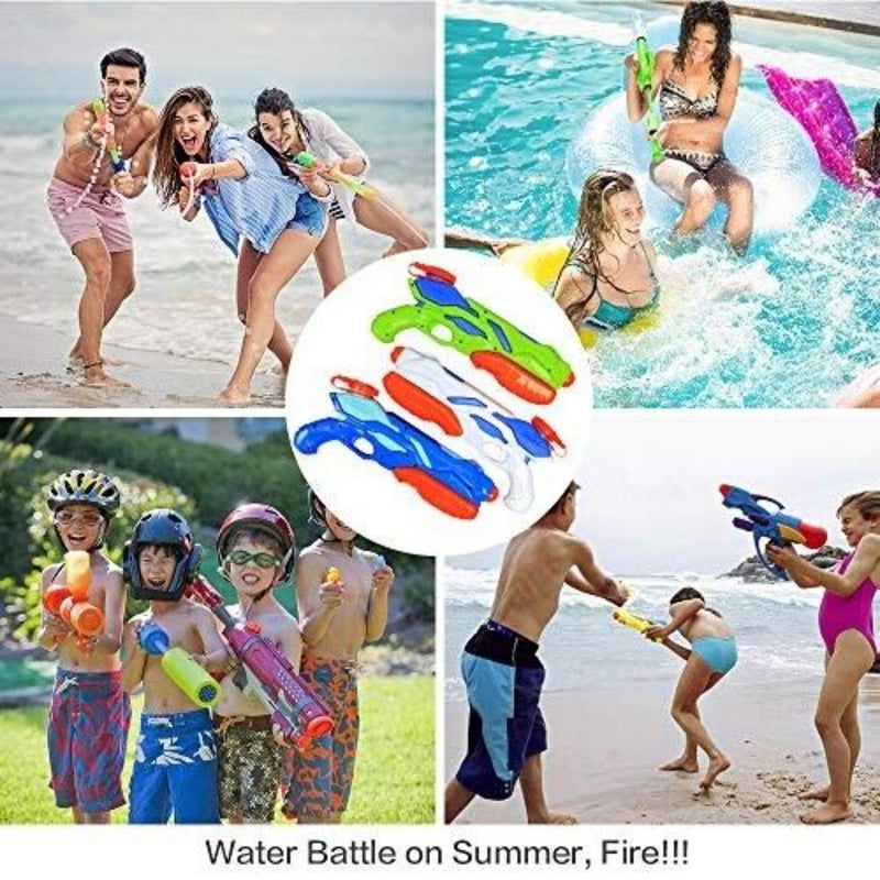 3X Water Gun Pistol for Kids Super Soakers Pump for Kids Adults UK SELLER