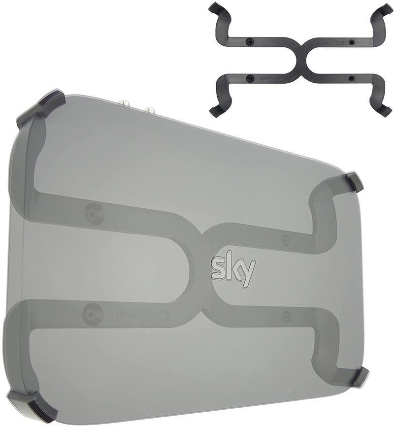 Q-View Sky Q Box Wall Mount Bracket (LATEST 2TB MODEL)  (Plastic) - PLEASE SEE DETAILS BELOW FOR COMPATIBILITY