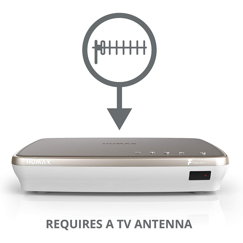 Humax FVP-4000T 500GB Freeview Play HD TV Recorder (Renewed) - Cappuccino